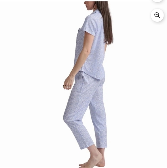 Karen Neuburger Light Blue Patterned Pajama Set - Picture 3 of 5